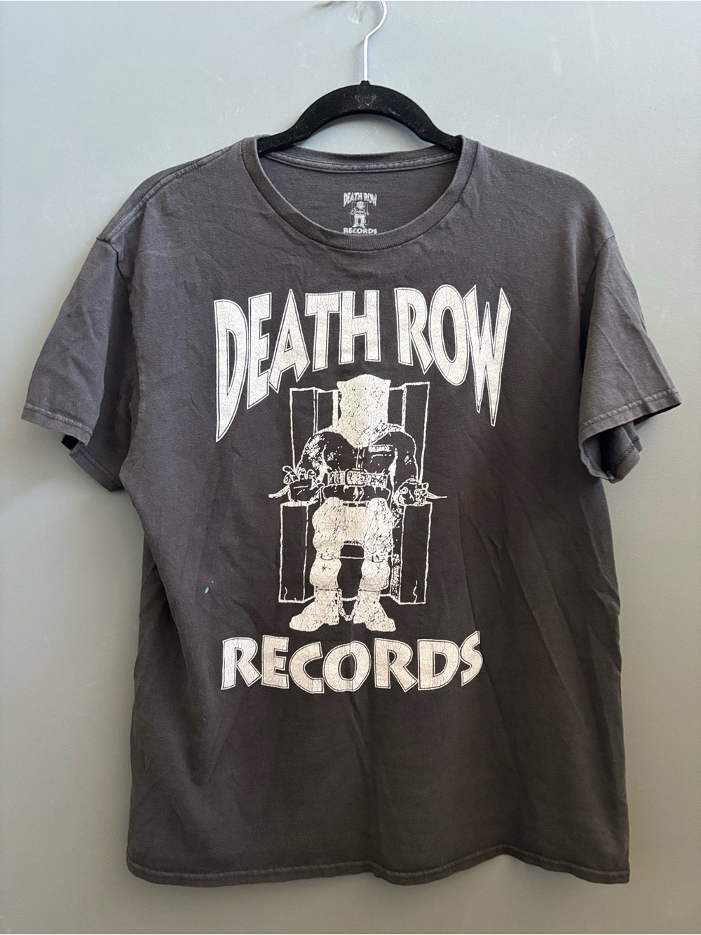 Vintage Death Row Records Graphic Tee - Black